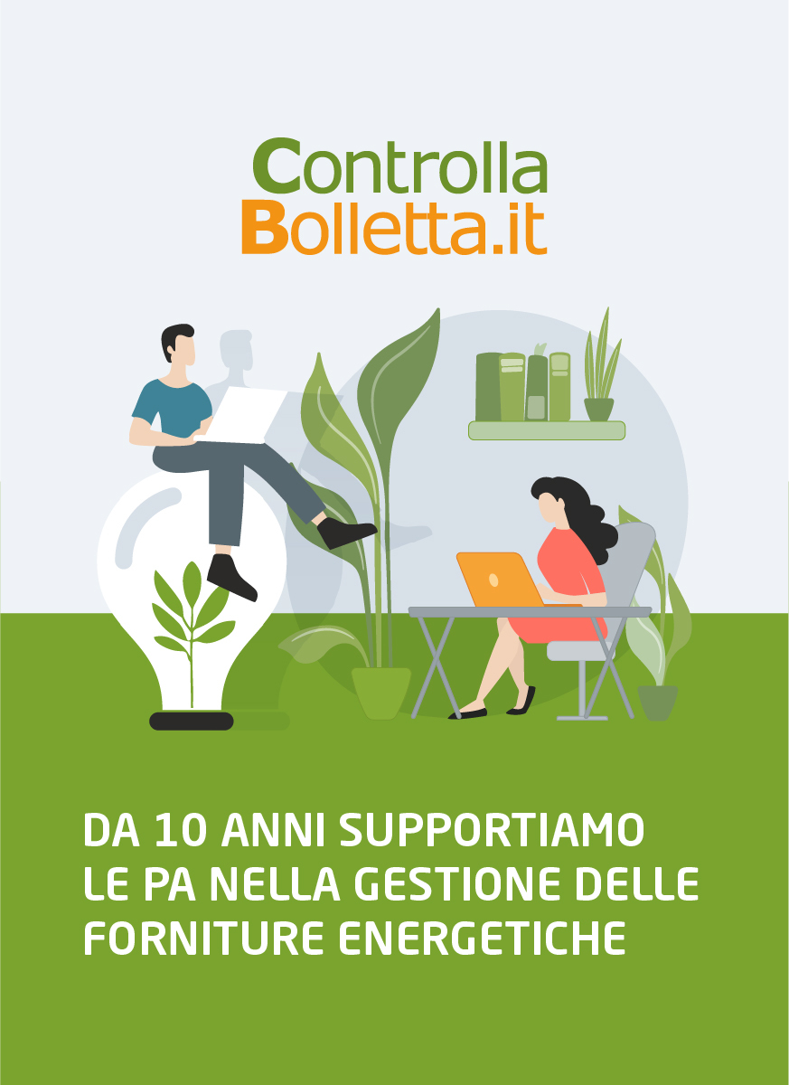 ControllaBolletta - Da 10 anni cupportiamo le PA nella gestione delle forniture elettriche