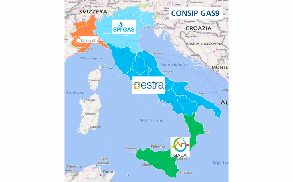 Aggiudicata Consip Gas 8: ad Estra l’intero Centro Sud Italia