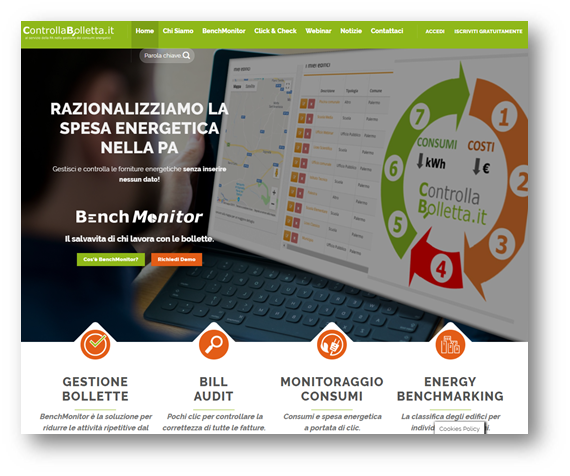 Nuovo sito web per ControllaBolletta.it
