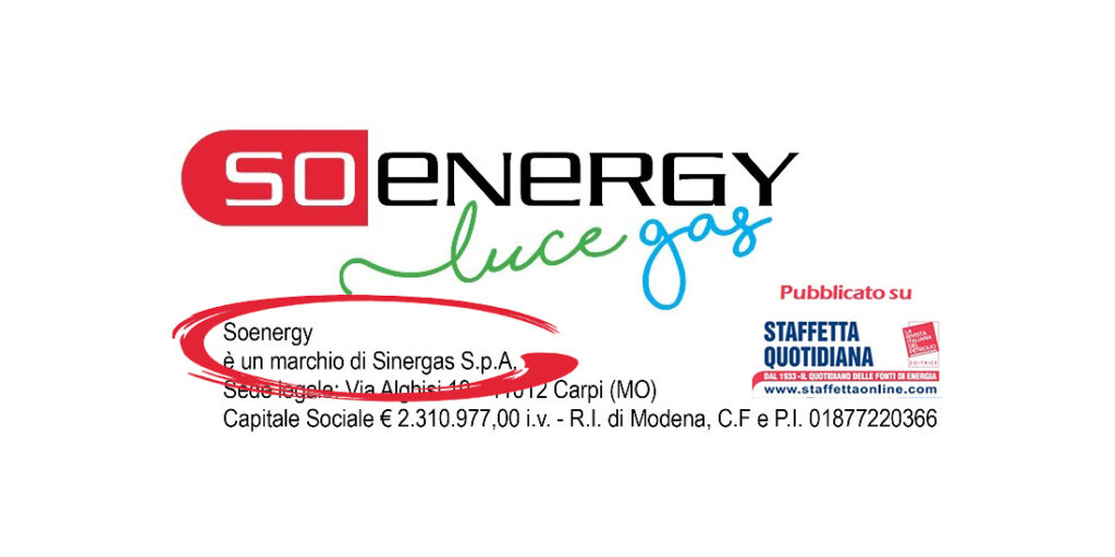 Consip GAS12. Sinergas subentra a Soenergy