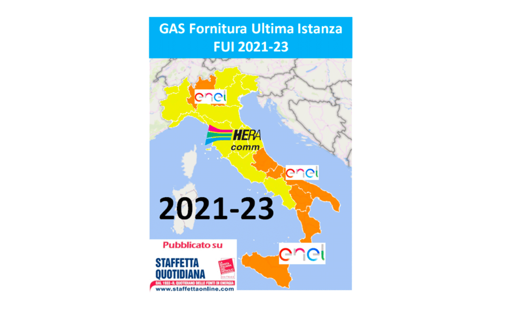 Ultima Istanza Gas 2021/23 (FUI): spread in discesa