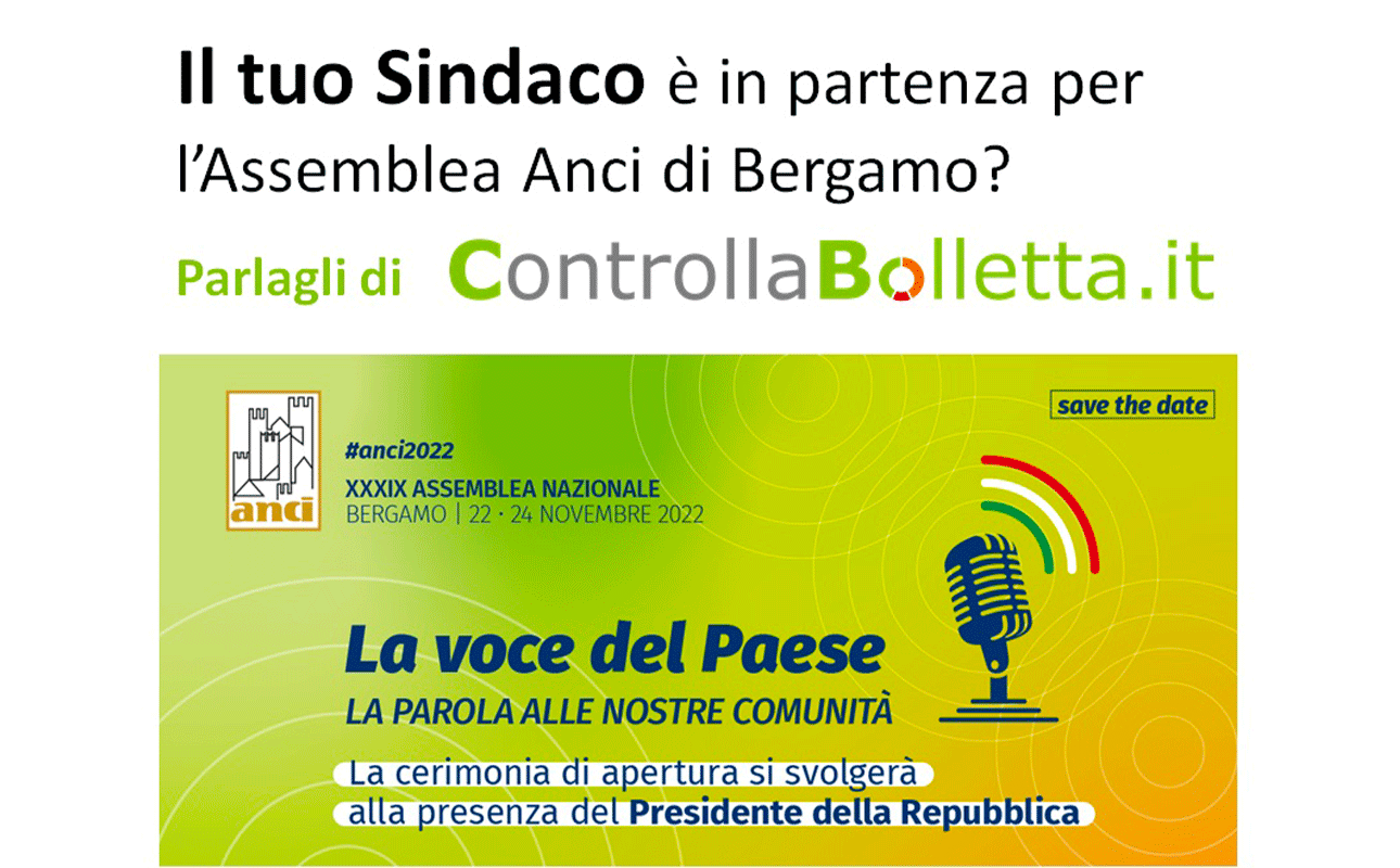ControllaBolletta.it al fianco dei Sindaci ad ANCI EXPO 2022