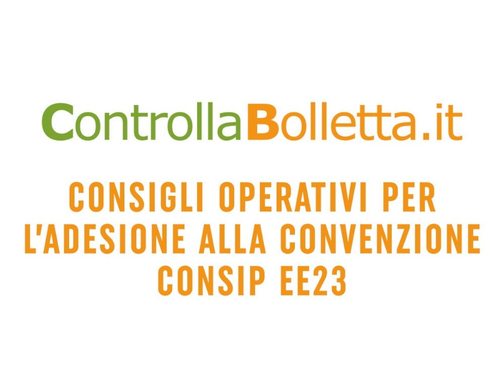 Consigli operativi per l’adesione alla Convenzione Consip EE23